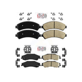 AmeriBRAKES Front Rear Ceramic Disc Brake Pads Kit For Chevrolet S10 Blazer GMC Sonoma Jimmy Oldsmobile Bravada Isuzu Hombre KNF-100480