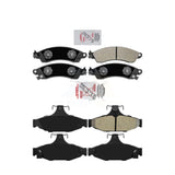 AmeriBRAKES Front Rear Semi-Metallic Disc Brake Pads Kit For Chevrolet Corvette Camaro Pontiac Firebird KNF-100481