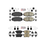 AmeriBRAKES Front Rear Ceramic Disc Brake Pads Kit For Toyota Corolla Scion xB Matrix Pontiac Vibe KNF-100496