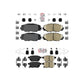 AmeriBRAKES Front Rear Ceramic Disc Brake Pads Kit For Scion Toyota tC Matrix Pontiac Vibe Corolla iM KNF-100502