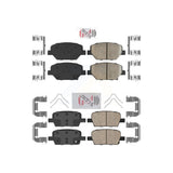 AmeriBRAKES Front Rear Ceramic Disc Brake Pads Kit For Chevrolet Camaro Without Brembo Calipers KNF-100601