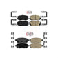 AmeriBRAKES Front Rear Ceramic Disc Brake Pads Kit For Buick Cascada Cadillac ELR KNF-100612