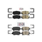 AmeriBRAKES Front Rear Ceramic Disc Brake Pads Kit For Chevrolet Malibu Buick LaCrosse Regal KNF-100616