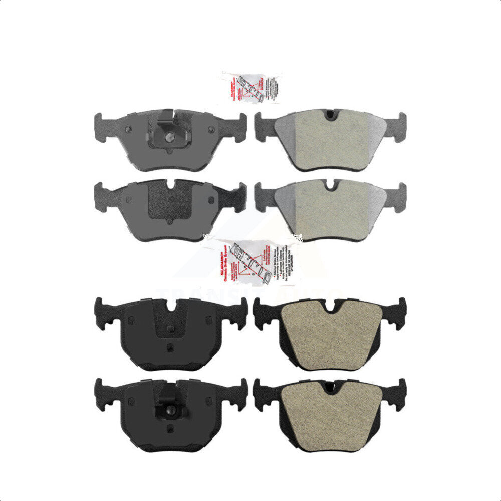 AmeriBRAKES Front Rear Semi-Metallic Disc Brake Pads Kit For BMW X3 330Ci 330i Z4 330xi M3 KNF-100749