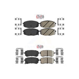 AmeriBRAKES Front Rear Ceramic Disc Brake Pads Kit For Hyundai Elantra Kia Forte Koup Forte5 KNF-100775