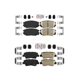 AmeriBRAKES Front Rear Ceramic Disc Brake Pads Kit For Hyundai Sonata Kia Amanti KNF-100788