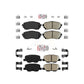 AmeriBRAKES Front Rear Ceramic Disc Brake Pads Kit For Mazda 6 KNF-100796