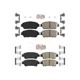 AmeriBRAKES Front Rear Ceramic Disc Brake Pads Kit For 2004-2010 Toyota Sienna KNF-100842
