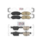 AmeriBRAKES Front Rear Ceramic Disc Brake Pads Kit For 2016-2019 Subaru Legacy 2.5L KNF-100884