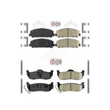 AmeriBRAKES Front Rear Ceramic Disc Brake Pads Kit For Nissan TITAN Armada INFINITI QX56 KNF-100984