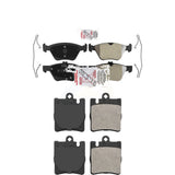 AmeriBRAKES Front Rear Semi-Metallic Disc Brake Pads Kit For Mercedes-Benz E320 CLK320 E430 CLK430 KNF-101027