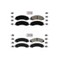 AmeriBRAKES Front Rear Semi-Metallic Disc Brake Pads Kit For 2019-2022 Ram 3500 With Dual Wheels KNF-101083