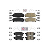 AmeriBRAKES Front Rear Ceramic Disc Brake Pads Kit For Lexus NX200t NX300 Toyota Camry NX300h Avalon KNF-101111