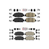 AmeriBRAKES Front Rear Ceramic Disc Brake Pads Kit For 2016-2022 Honda HR-V KNF-101148