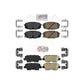 AmeriBRAKES Front Rear Ceramic Disc Brake Pads Kit For Kia Soul Forte Hyundai Elantra GT Kona Forte5 KNF-101154