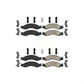 AmeriBRAKES Front Rear Semi-Metallic Disc Brake Pads Kit For 2003-2009 Chevrolet C4500 Kodiak GMC C5500 Topkick 2 Piston Caliper Driveline Parking KNF-101158