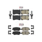 AmeriBRAKES Front Rear Ceramic Disc Brake Pads Kit For Hyundai Genesis Equus KNF-101191