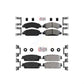 AmeriBRAKES Front Rear Semi-Metallic Disc Brake Pads Kit For Chevrolet Silverado 1500 GMC Sierra Tahoe Suburban Yukon Cadillac XL Avalanche Escalade ESV EXT KNF-101253