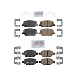 AmeriBRAKES Front Rear Ceramic Disc Brake Pads Kit For 2018-2022 Chevrolet Trax Buick Encore KNF-101328