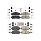 AmeriBRAKES Front Rear Ceramic Disc Brake Pads Kit For 2017-2020 Acura MDX KNF-101413