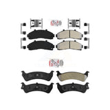 AmeriBRAKES Front Rear Semi-Metallic Disc Brake Pads Kit For Ford Ranger Explorer Mercury Mountaineer KNF-101442