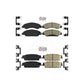 AmeriBRAKES Front Rear Ceramic Disc Brake Pads Kit For 2007-2007 Chevrolet Tahoe GMC Suburban 1500 Yukon Cadillac Avalanche XL Escalade ESV EXT KNF-101447