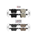 AmeriBRAKES Front Rear Semi-Metallic Disc Brake Pads Kit For BMW 328i xDrive 320i 330i 428i 430i Gran Coupe GT 328d 228i 230i KNF-101453