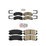 AmeriBRAKES Front Rear Ceramic Disc Brake Pads Kit For Mitsubishi Eclipse 3000GT Galant Dodge Stealth Eagle Talon Diamante KNF-101469