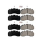 AmeriBRAKES Front Rear Semi-Metallic Disc Brake Pads Kit For Prevost Motor Coach Industries XL2 D4005 X3 Meritor EX225H2 KNF-101477