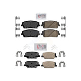AmeriBRAKES Front Rear Ceramic Disc Brake Pads Kit For Kia Telluride Hyundai Palisade KNF-101478