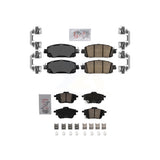 AmeriBRAKES Front Rear Ceramic Disc Brake Pads Kit For 2020-2023 Nissan Sentra rear brakes KNF-101479