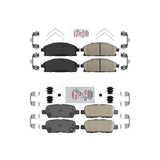 AmeriBRAKES Front Rear Ceramic Disc Brake Pads Kit For Nissan Quest X-Trail KNF-101482
