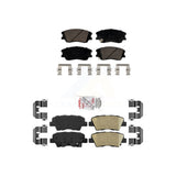 AmeriBRAKES Front Rear Ceramic Disc Brake Pads Kit For 2020-2022 Kia Soul Turbocharged KNF-101498