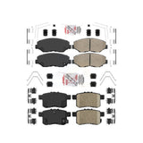 AmeriBRAKES Front Rear Ceramic Disc Brake Pads Kit For Honda Accord KNF-101501