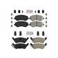 AmeriBRAKES Front Rear Semi-Metallic Disc Brake Pads Kit For Dodge Grand Caravan Chrysler Town & Country Voyager KNF-101590