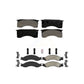 AmeriBRAKES Front Rear Semi-Metallic Disc Brake Pads Kit For 2009-2009 GMC Chevrolet C4500 Kodiak Topkick C5500 2 Piston Caliper Driveline Parking KNF-101636