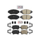 AmeriBRAKES Front Rear Ceramic Disc Brake Pads Kit For Volkswagen GTI CC KNF-101656