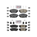 AmeriBRAKES Front Rear Ceramic Disc Brake Pads Kit For Toyota C-HR KNF-101698