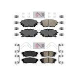 AmeriBRAKES Front Rear Ceramic Disc Brake Pads Kit For Toyota C-HR KNF-101699