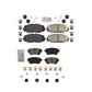 AmeriBRAKES Front Rear Ceramic Disc Brake Pads Kit For 2019 Toyota Corolla 1.8L With Electric Parking KNF-101707