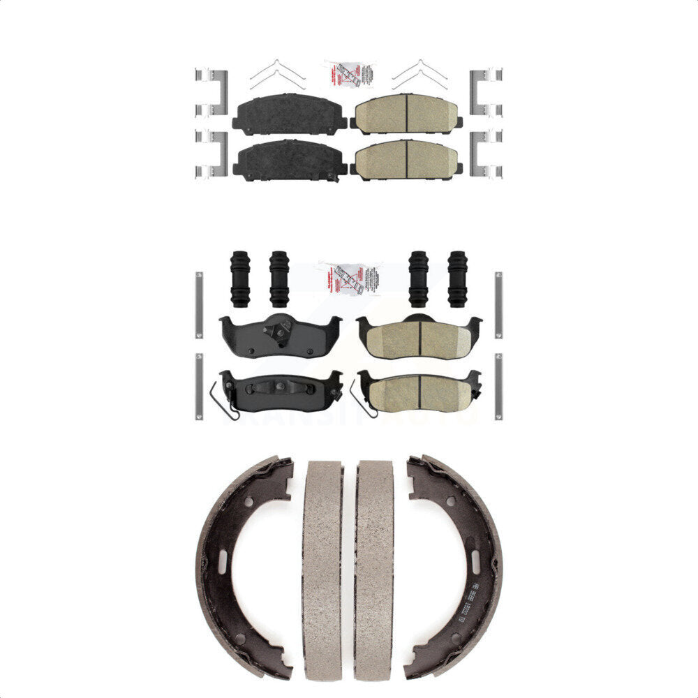 Transit Auto Front Ceramic Disc Brake Pads Kit For Nissan TITAN Armada KNN-100889