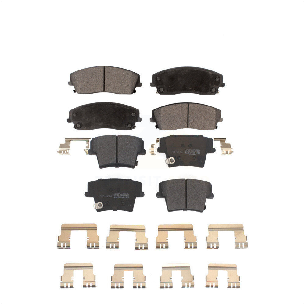Front Rear Semi-Metallic Brake Pads Kit For Dodge Charger Chrysler 300 Challenger Magnum KPF-100027