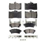 Front Rear Semi-Metallic Brake Pads Kit For Lexus GS350 IS300 IS200t IS350 RC350 RC300 RC200t GS300 GS200t GS450h KPF-100056