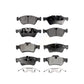 Front Rear Semi-Metallic Brake Pads Kit For Mercedes-Benz ML350 GL450 R350 GL550 ML500 ML320 GL350 ML550 GL320 R500 R320 G55 AMG ML450 KPF-100058