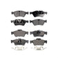 Front Rear Semi-Metallic Brake Pads Kit For Mercedes-Benz E350 E550 E500 AWD KPF-100059