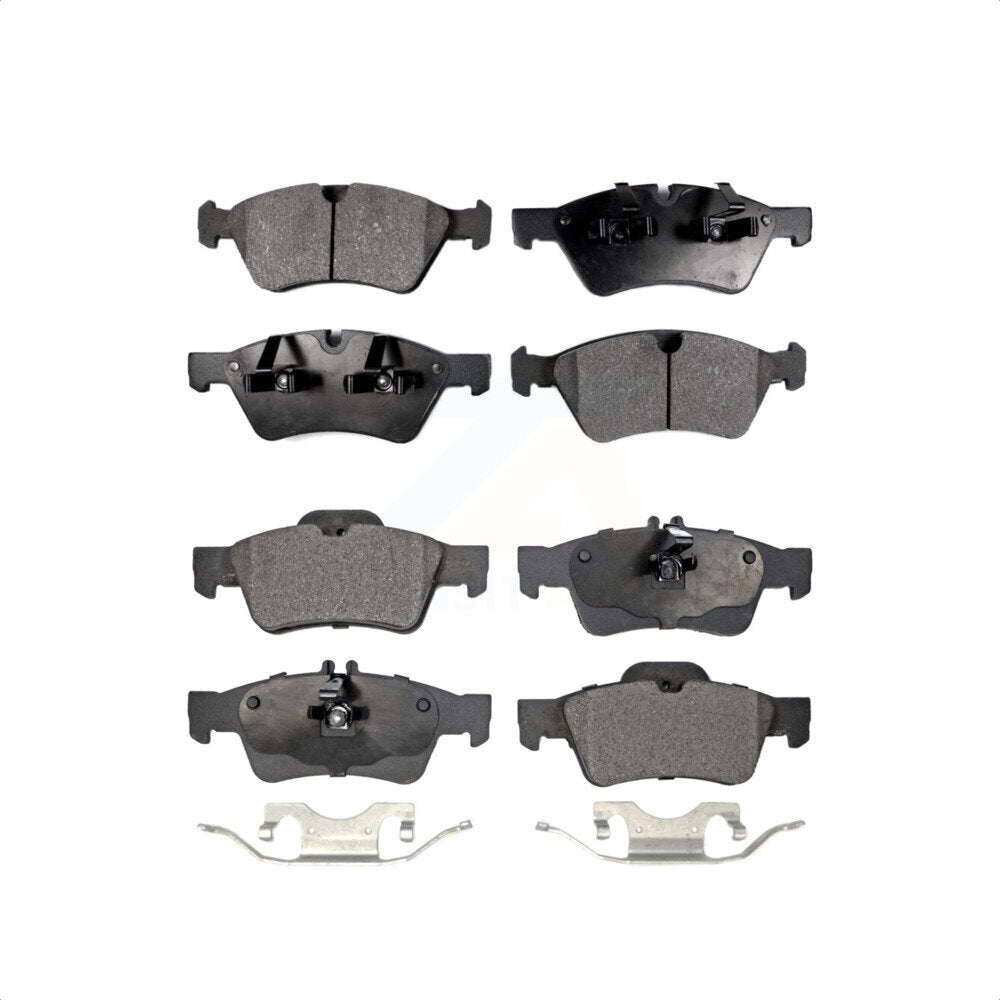 Front Rear Semi-Metallic Brake Pads Kit For Mercedes-Benz E350 E550 E500 AWD KPF-100059