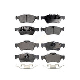 Front Rear Semi-Metallic Brake Pads Kit For Mercedes-Benz E350 E550 E500 AWD KPF-100059