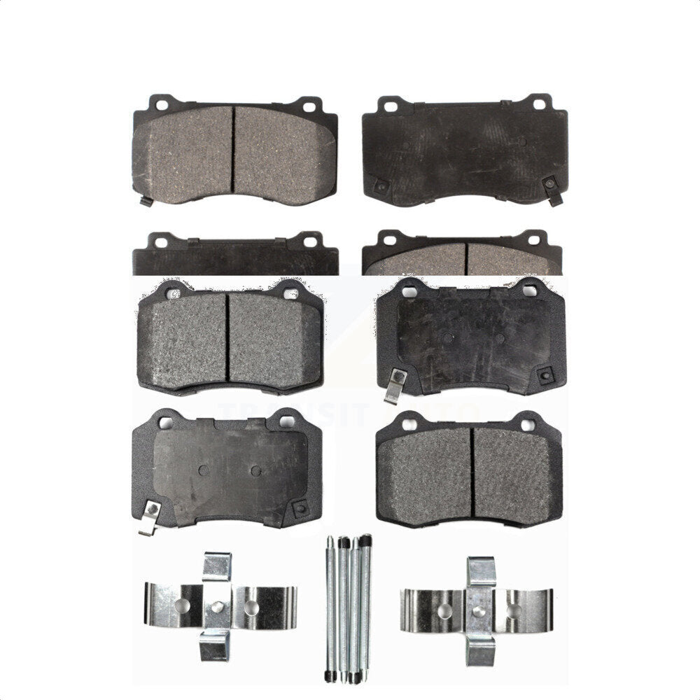 Front Rear Semi-Metallic Brake Pads Kit For Dodge Charger Chrysler 300 Challenger Jeep Grand Cherokee Magnum KPF-100060
