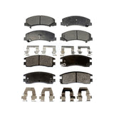 Front Rear Semi-Metallic Brake Pads Kit For Chevrolet Impala Buick LaCrosse Monte Carlo Allure KPF-100066