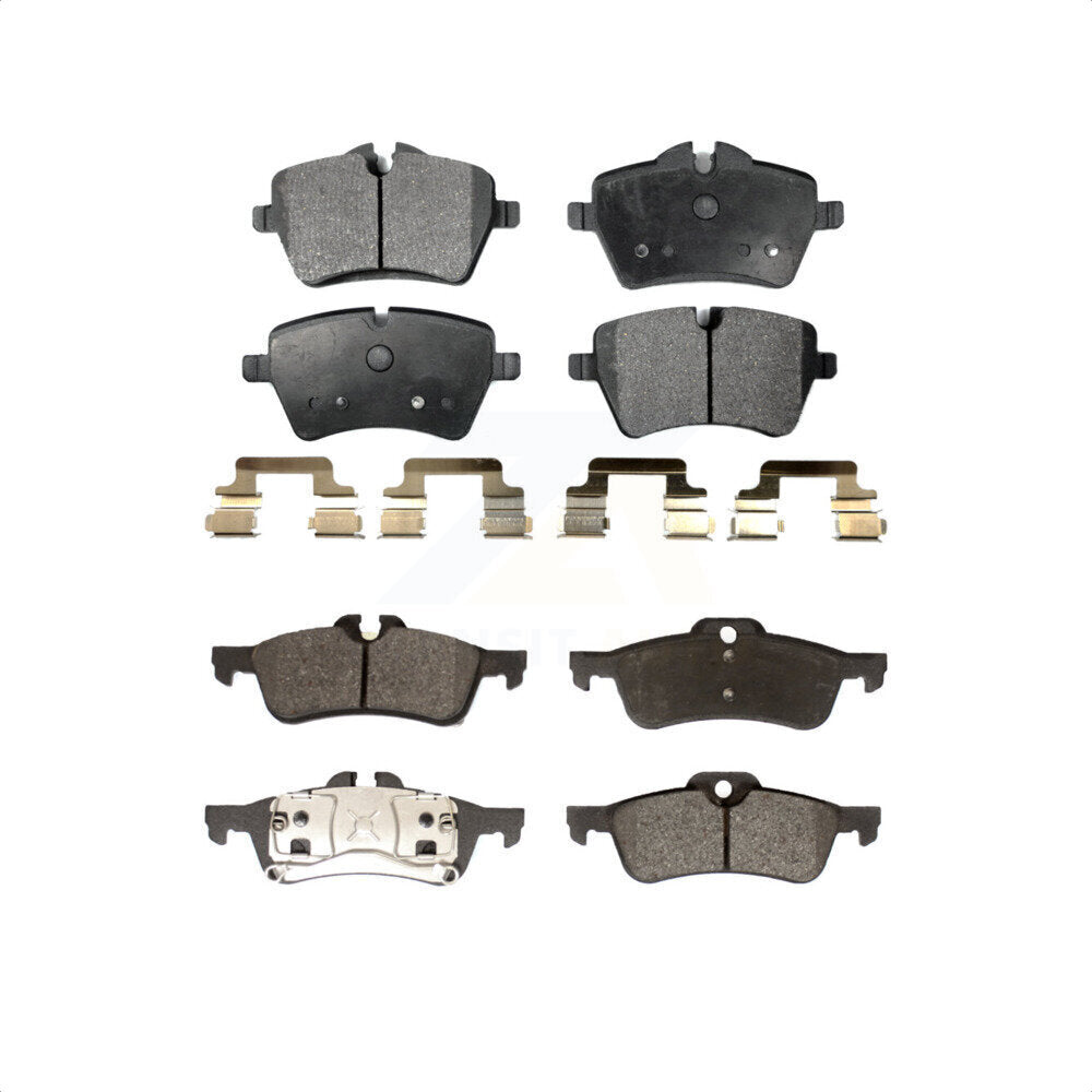 Front Rear Semi-Metallic Brake Pads Kit For Mini Cooper With 294mm Diameter Rotor KPF-100082